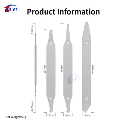 Metal Crowbar Pry Opening Tool Prying Knife Disassembly Blades Kit For Phone Computer IC Chip BGA R 6
