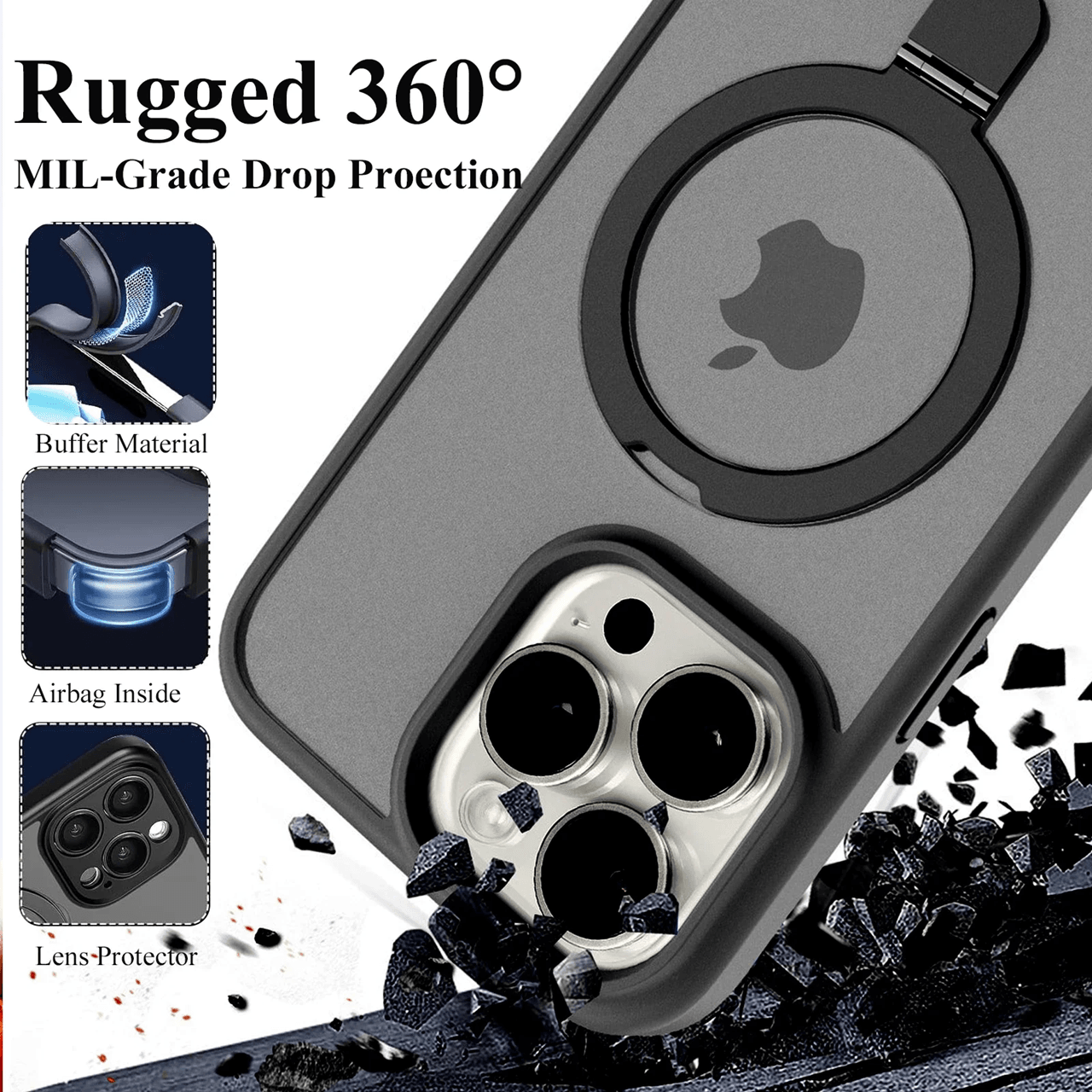 MagniRing Magnetic Iphone Case 1