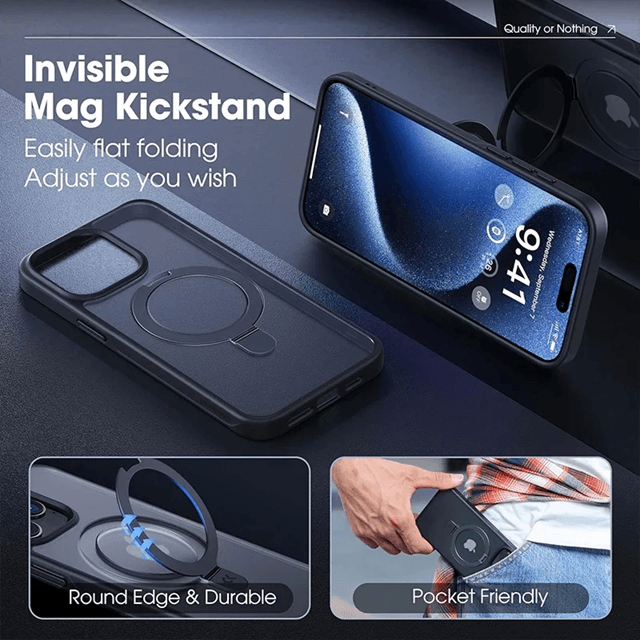 MatteRing Magnetic Iphone Case 1