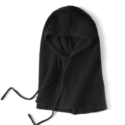 Winter Wool Balaclava Beanies For Men And Women Soft Warm Knitted Neck Face Protect Hooded Hats Dra 5