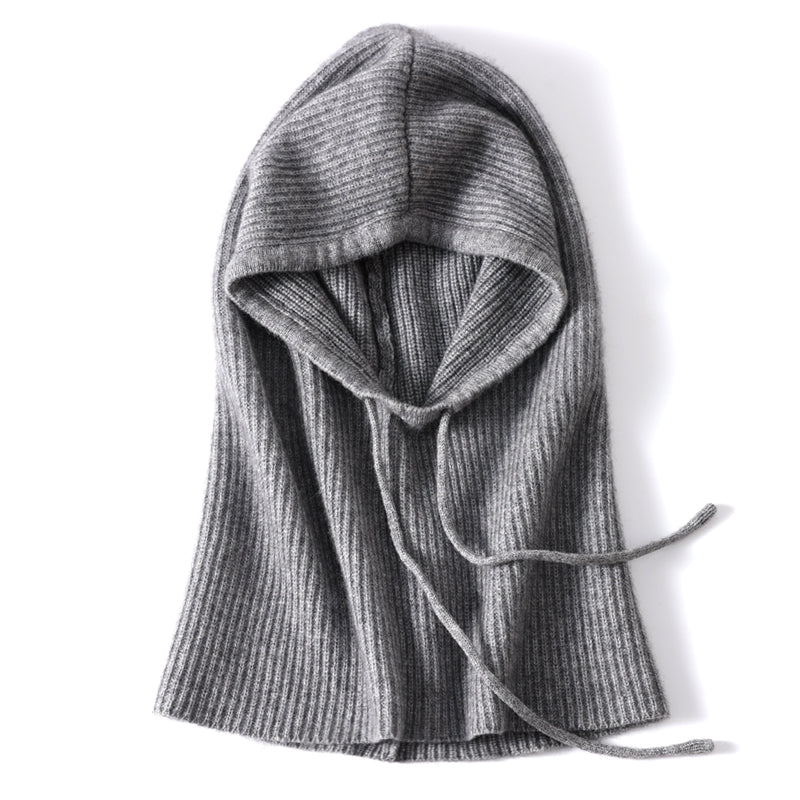Winter Wool Balaclava Beanies For Men And Women Soft Warm Knitted Neck Face Protect Hooded Hats Dra 6