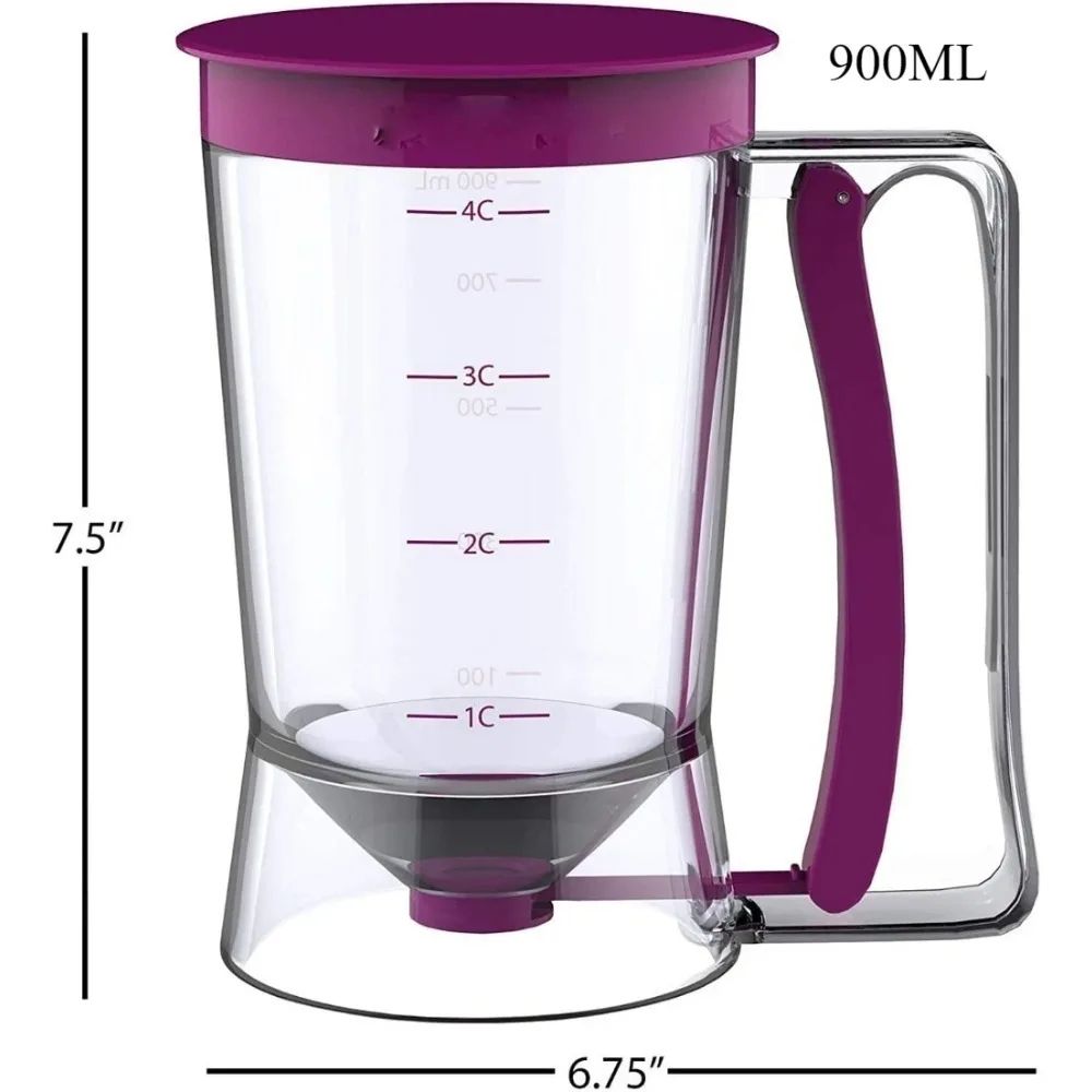Premium 900 Ml Cake Batter Dispenser  Precision Cake Batter Dispenser  Baking Pouring Tool 1