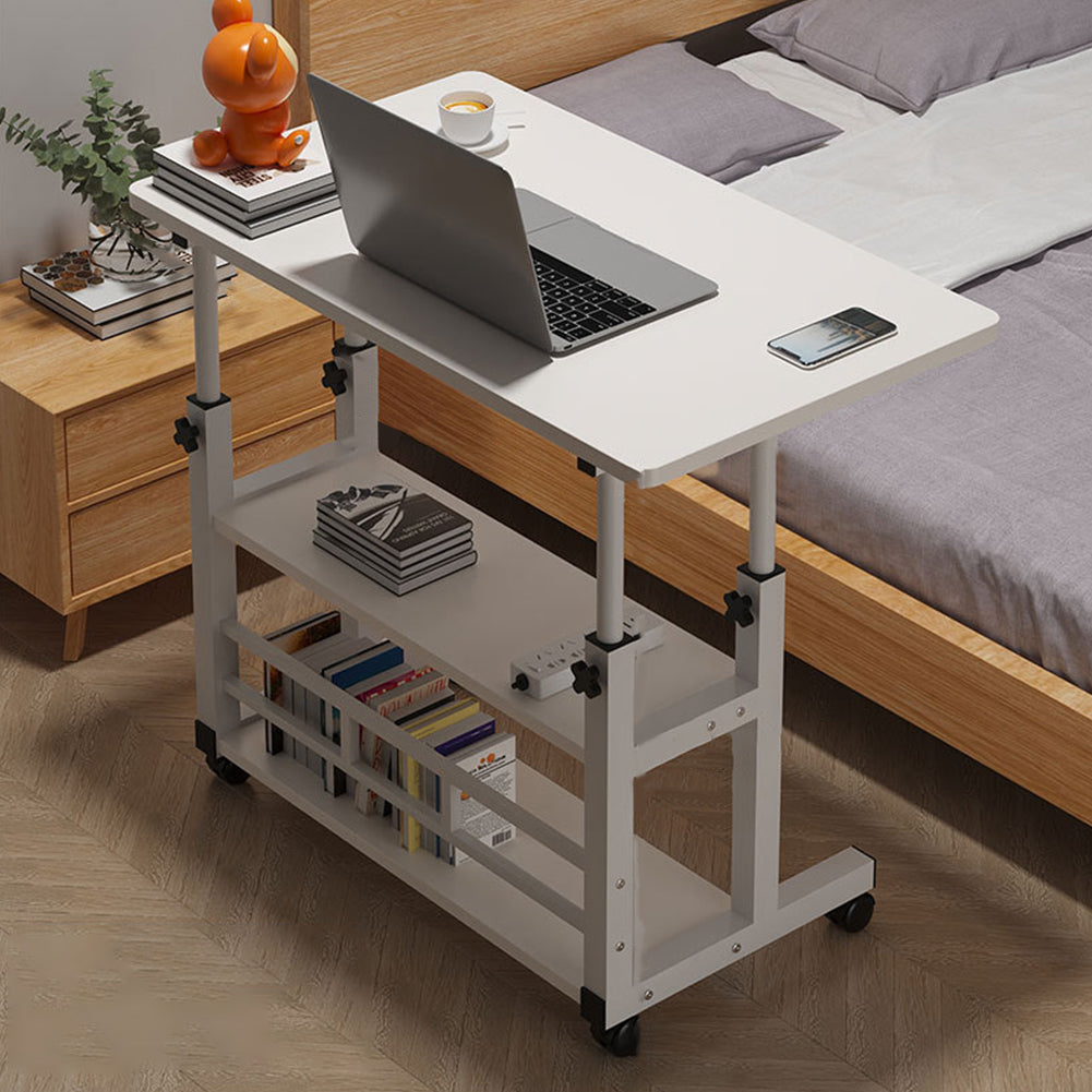 Liftable Bedside Table Computer Desk Portable Multifunctional Small Desk Minimalist Movable Home Of 1