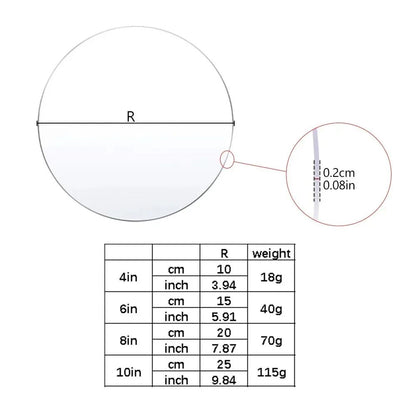 Premium Clear Acrylic Cake Boards Set  Reusable Round Cake Display Boards For Baking Decorating  De 3