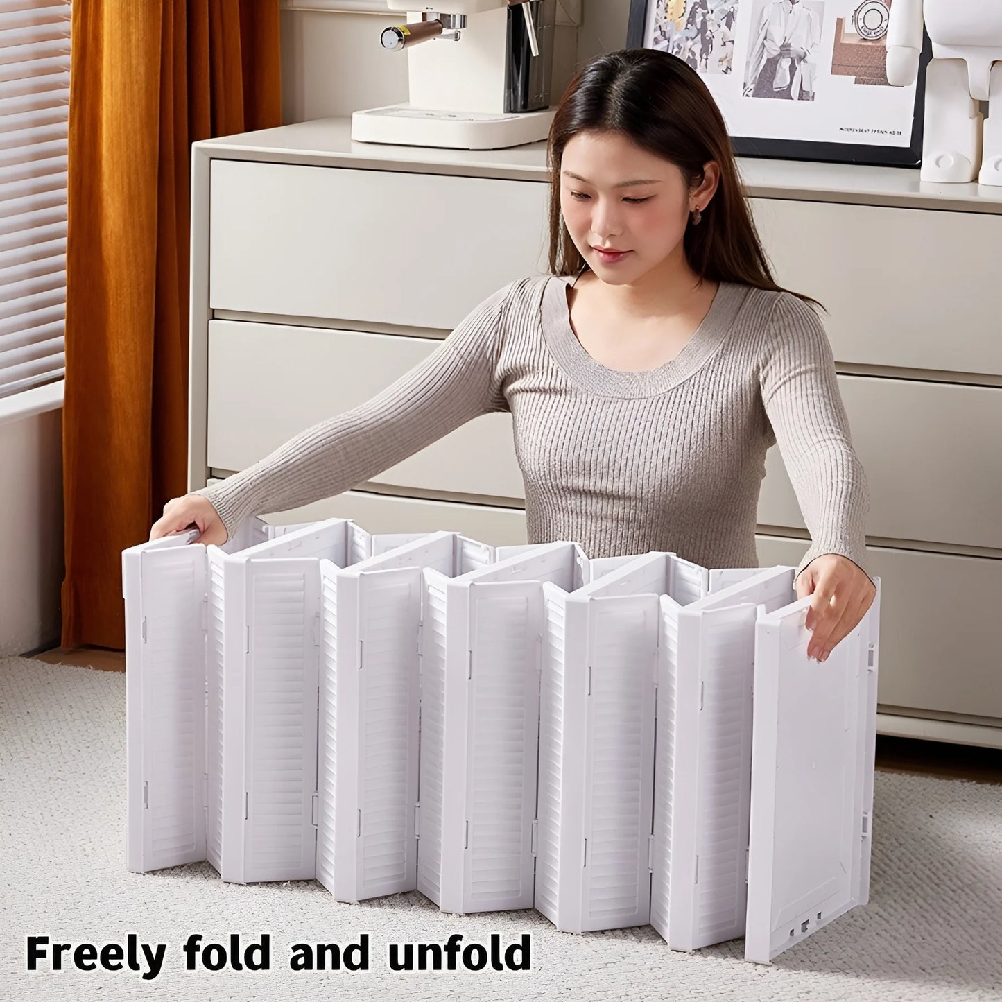 Transparent Fold Able Shoes Box Stack Able Sneaker Storage Organizer Dust Proof Hightop Shoe Rack S 2