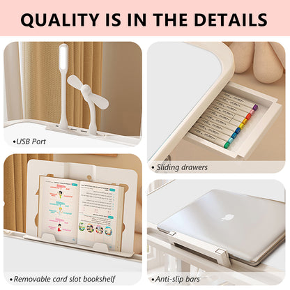 Foldable Laptop Desk Adjustable Office Desk Bed Table Computer Desk Childrens Study Desk For Bedroo 3