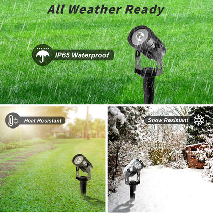 Solar LED Light Outdoor Landscape Solar Powered Spotlight  Aluminum AntiRust Lamp For Yard And Gard