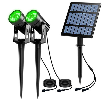 Solar LED Light Outdoor Landscape Solar Powered Spotlight  Aluminum AntiRust Lamp For Yard And Gard