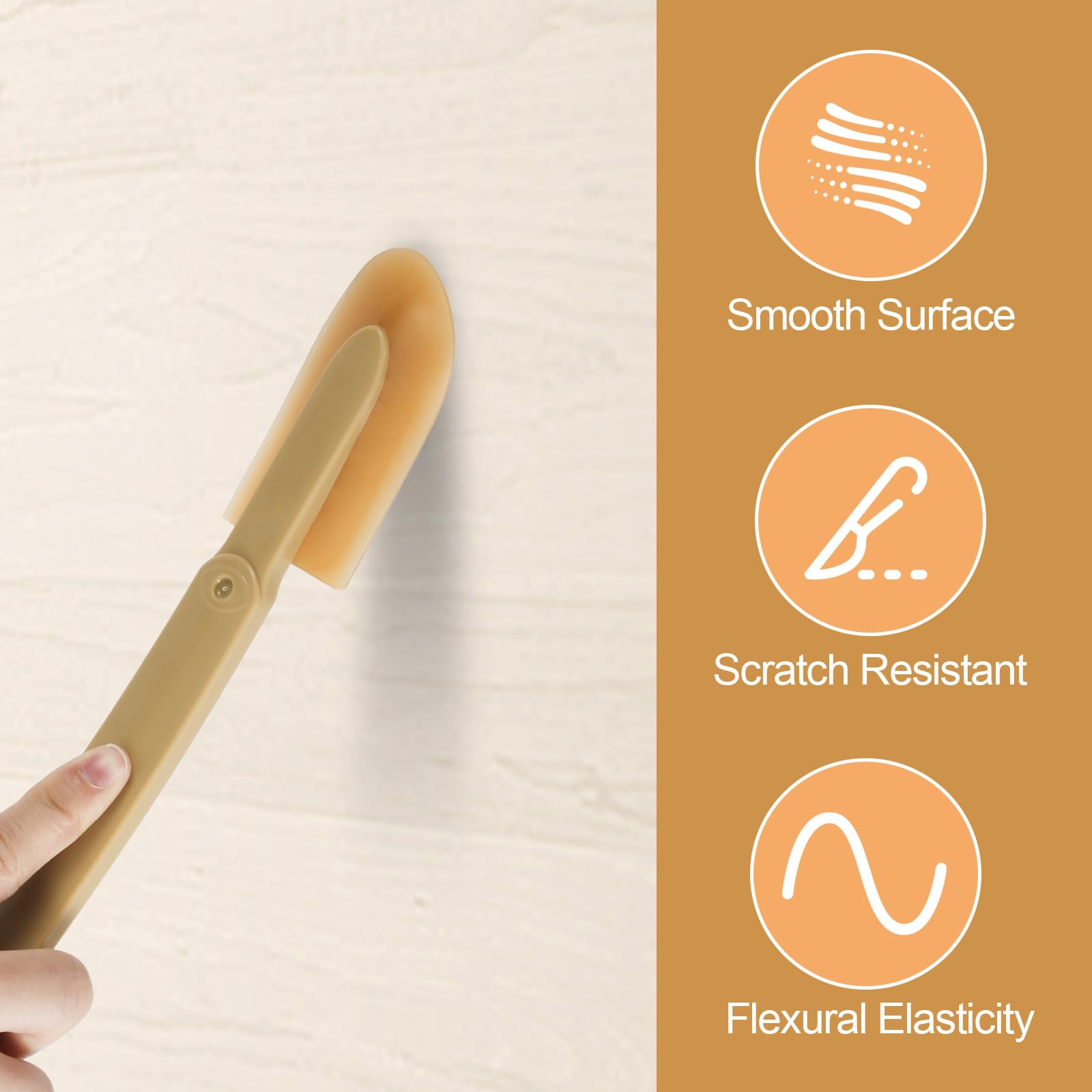 Extended Length Rubber Spatula Caulking Tool for Silicone Sealant
