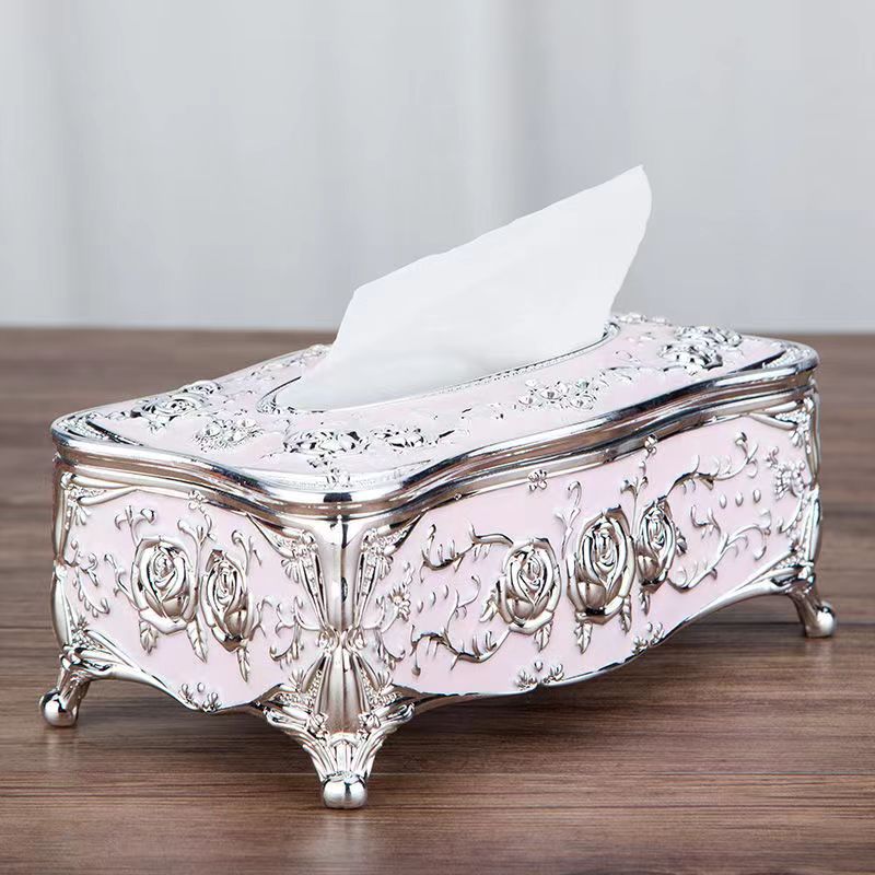 High-End European Style Tissue Box for Kitchen and Dining, Premium Napkin Extraction Box for Home Use