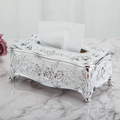 High-End European Style Tissue Box for Kitchen and Dining, Premium Napkin Extraction Box for Home Use