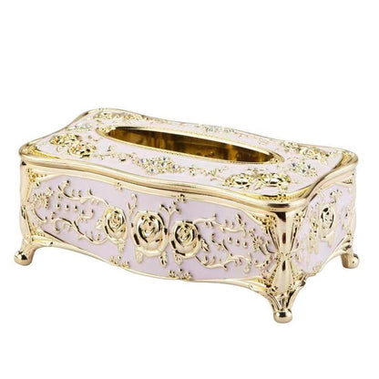 High-End European Style Tissue Box for Kitchen and Dining, Premium Napkin Extraction Box for Home Use