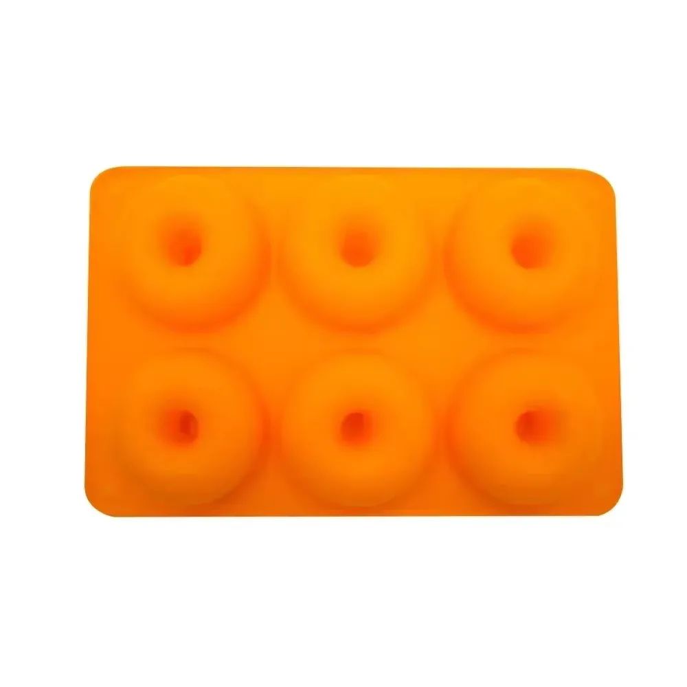 Premium 6Cavity Silicone Donut  Baking Mold  NonStick Pastry Cake  Dessert Pan 9
