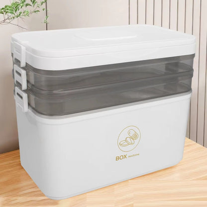 Portable Medicine Box, Large Capacity First Aid Kit, Multi-layer Drug Storage Case for Family Emergency Use