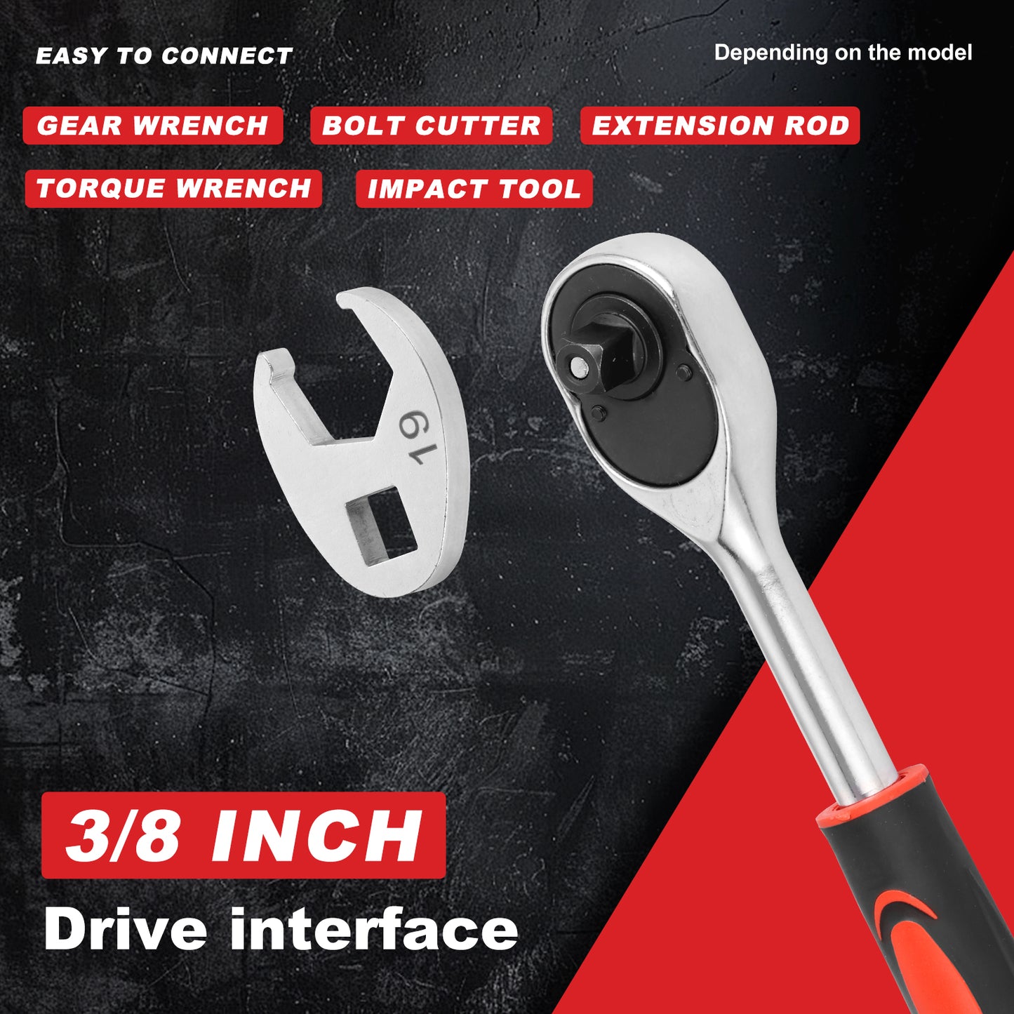 Dual Purpose Wrenches Tool Kit Flare Nut Wrench Set Crowfoot Wrench Set With Rack Horn 1