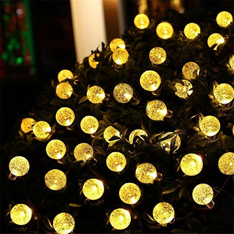 Waterproof Solar Fairy Lights for Outdoor Garden, LEDs String Light, Wedding Decoration