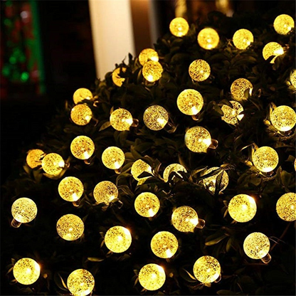 Waterproof Solar Fairy Lights for Outdoor Garden, LEDs String Light, Wedding Decoration