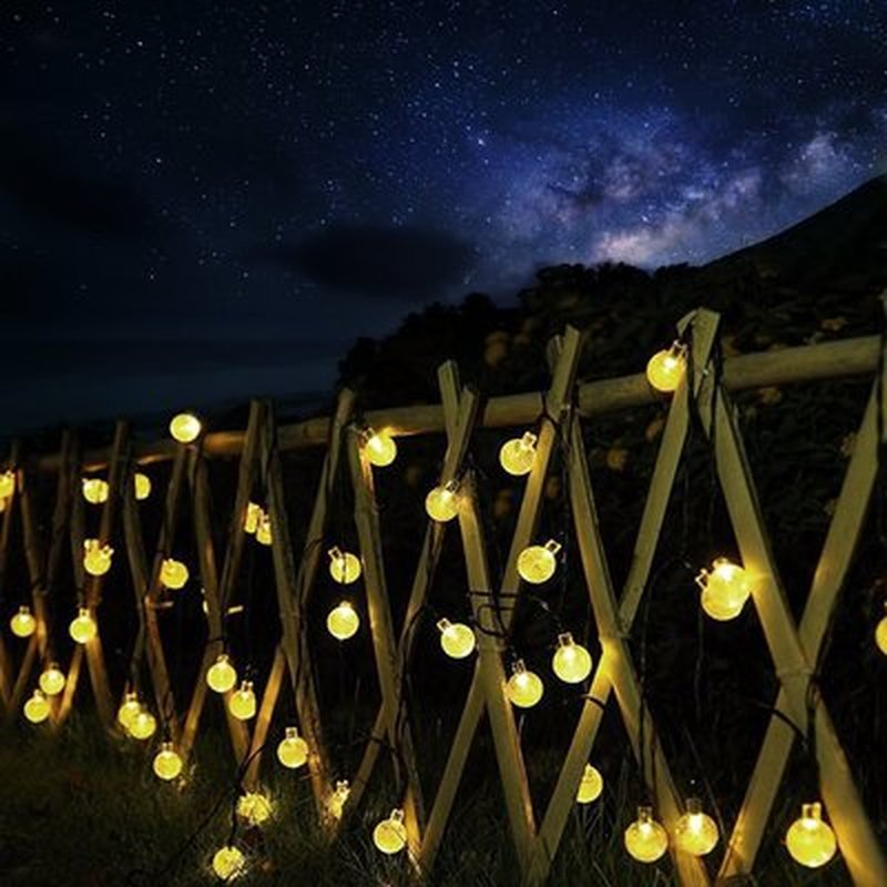 Waterproof Solar Fairy Lights for Outdoor Garden, LEDs String Light, Wedding Decoration