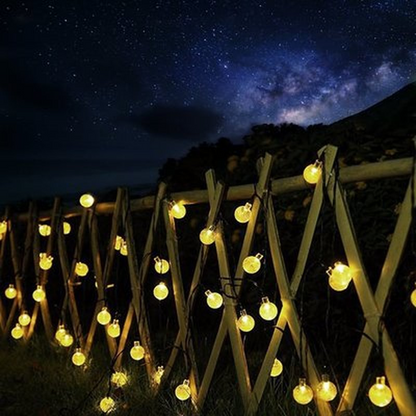 Waterproof Solar Fairy Lights for Outdoor Garden, LEDs String Light, Wedding Decoration