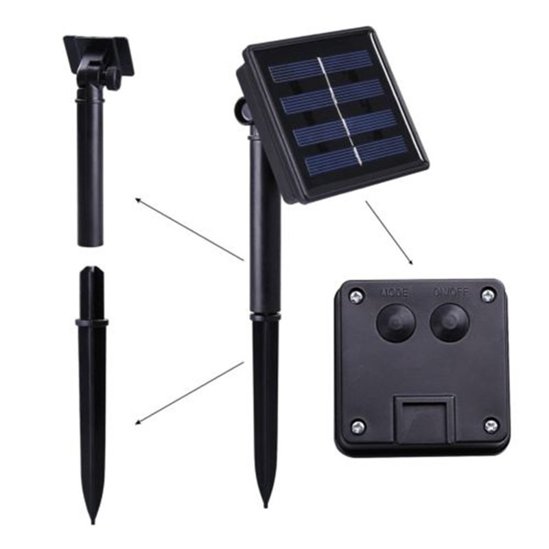 Waterproof Solar Fairy Lights for Outdoor Garden, LEDs String Light, Wedding Decoration