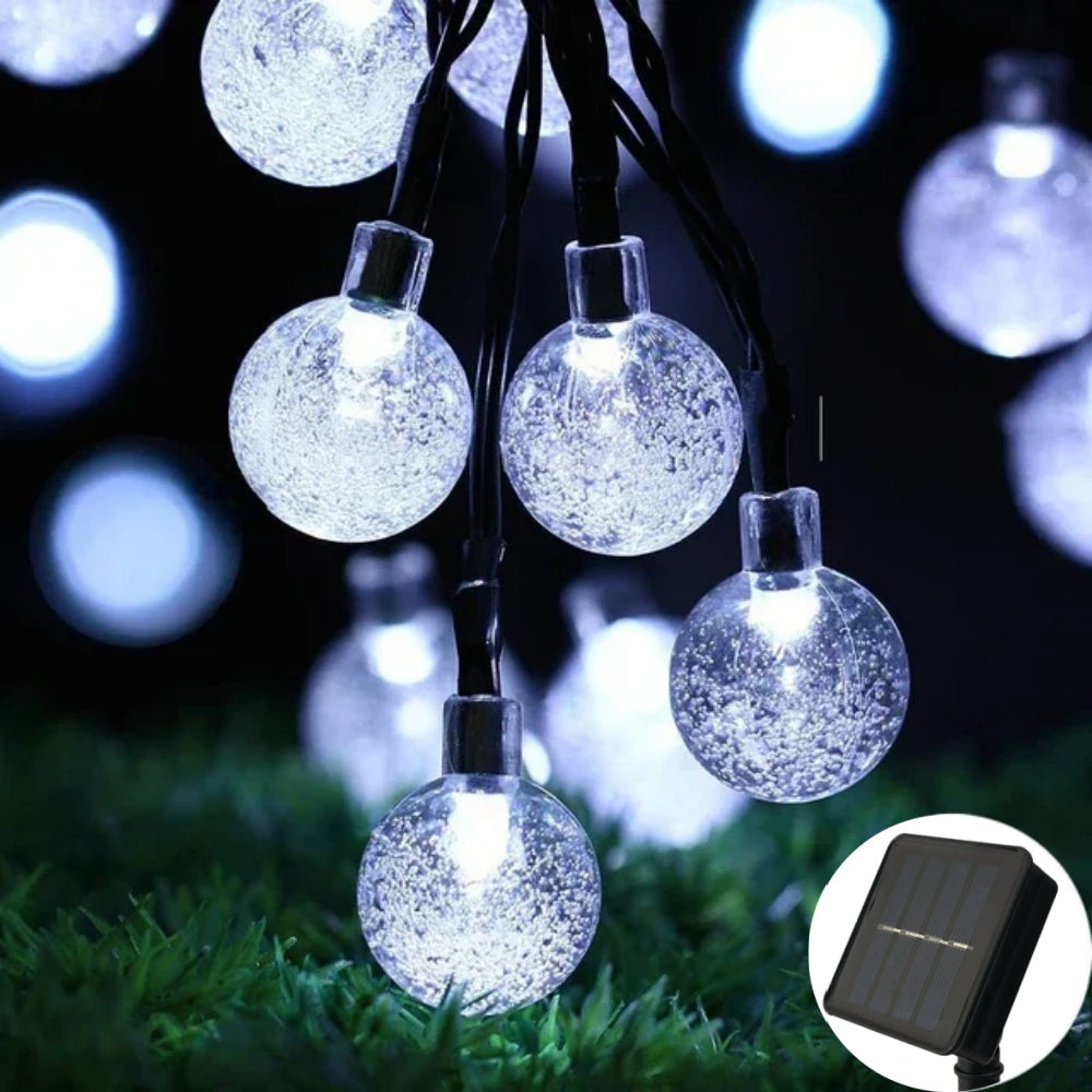 Waterproof Solar Fairy Lights for Outdoor Garden, LEDs String Light, Wedding Decoration