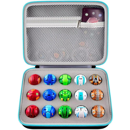 Case for Bakugan Armored Alliance Action Figures, Toy Storage Organizer for BakuCores, Compatible Collectible Box Only