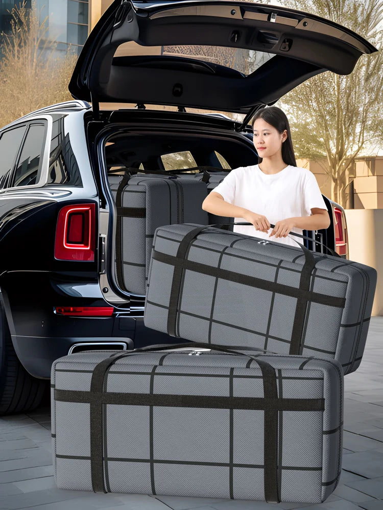 Large Capacity Portable Moving Bag Foldable Duffel Storage Bag Tidy Bedroom Dust Mobile Box Replace