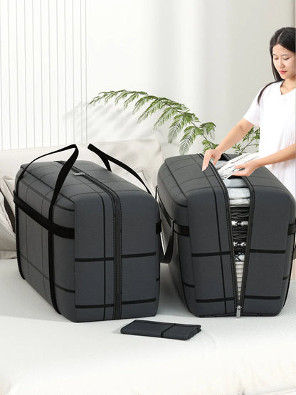 Large Capacity Portable Moving Bag Foldable Duffel Storage Bag Tidy Bedroom Dust Mobile Box Replace