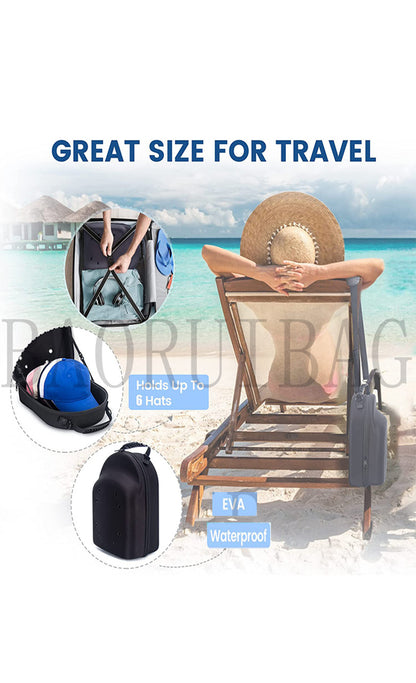 Hat Organizer Bag Box, Hat Storage for Baseball Caps, Travel Case