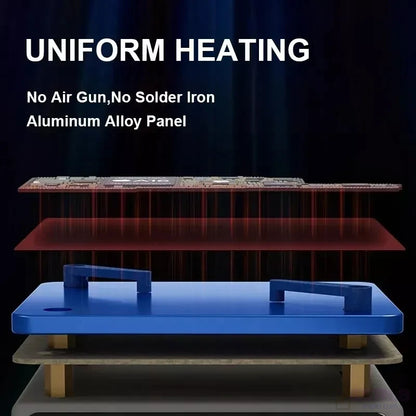 Preheating Platform for Motherboard Repair, Lightweight Ultra Universal Heating Clamp for Fast Layering
