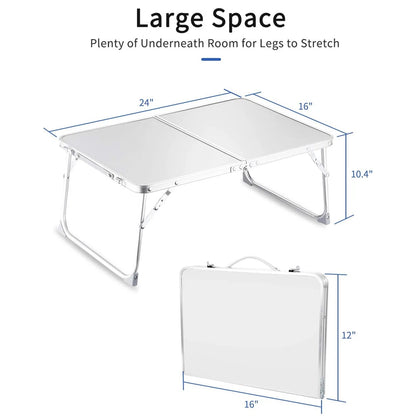 Portable Laptop Desk Stand For Bed Foldable Lap Table Lightweight Breakfast Table 5