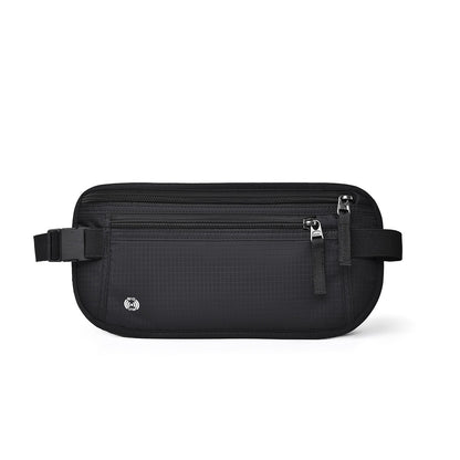 Slim Passport Holder RFID, Travel Money Belt, Blocking Pouch to Protect Cash, Credit Cards, and Travel Documents