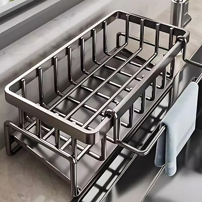 Over Sink Kitchen Organizer Sponge Holder  Drying Rack With Faucet Mount SpaceSaving Storage For Sp 1