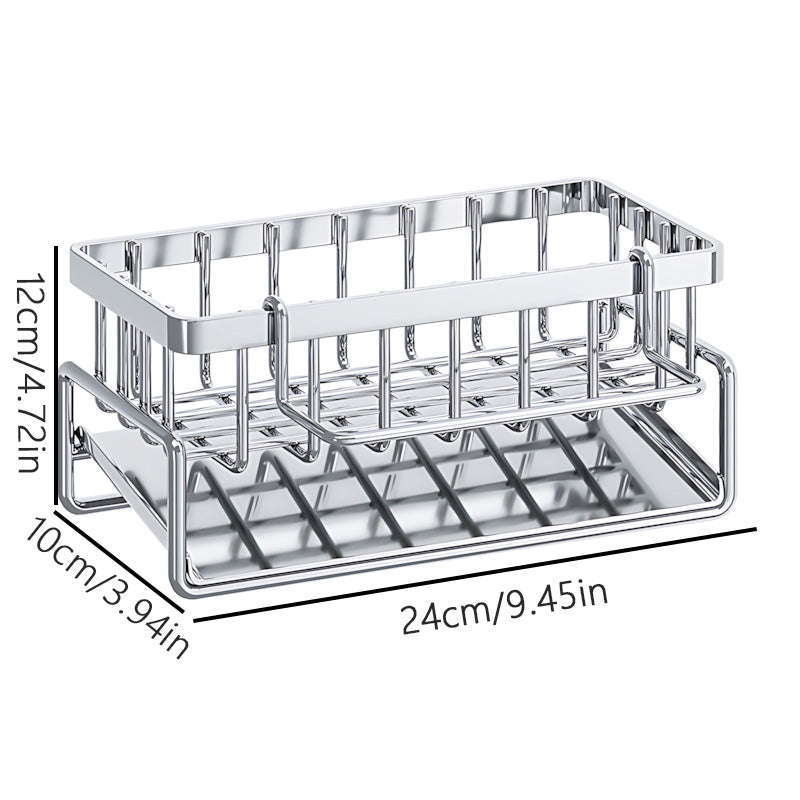 Over Sink Kitchen Organizer Sponge Holder  Drying Rack With Faucet Mount SpaceSaving Storage For Sp 4