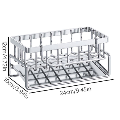Over Sink Kitchen Organizer Sponge Holder  Drying Rack With Faucet Mount SpaceSaving Storage For Sp 4