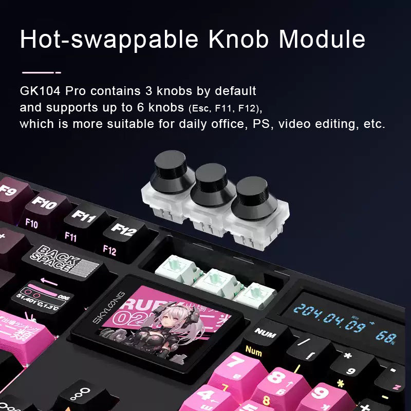 Wireless RGB Backlit HotSwappable Game Keyboard Mechanical Sport Gamer Keyboard For PC 13