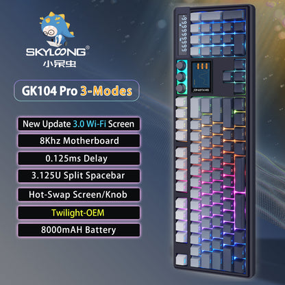 Wireless RGB Backlit HotSwappable Game Keyboard Mechanical Sport Gamer Keyboard For PC 8
