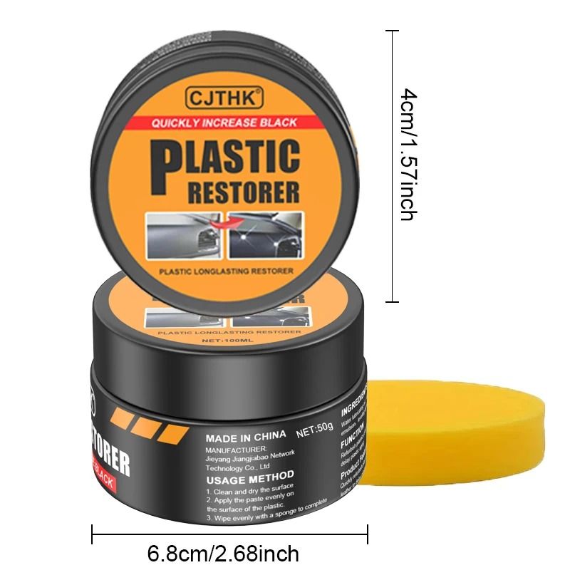 Car Plastic Restorer Gloss Coating For Interior And Exterior Trim Renewal 8