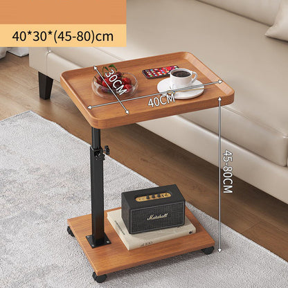 360 Rotatable Adjustable Rolling Cart Overbed Bedside Table Laptop Desk Medical Bed Food Tray Sofa  8