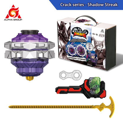 Infinity Nado Crack Series Metal Spinning Top Gyro Battle Toy With Launcher Anime Kid Gift 7