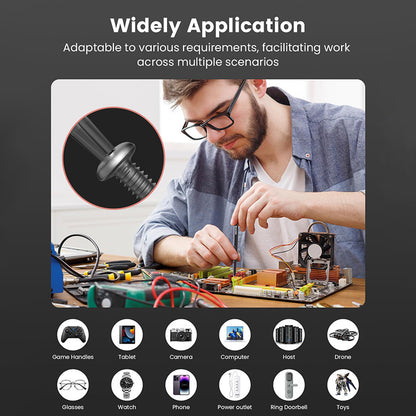 Magnetic Precision Screwdriver Kit, Tool Set for Glasses, Watches, PC, Computer Repairs with Bits