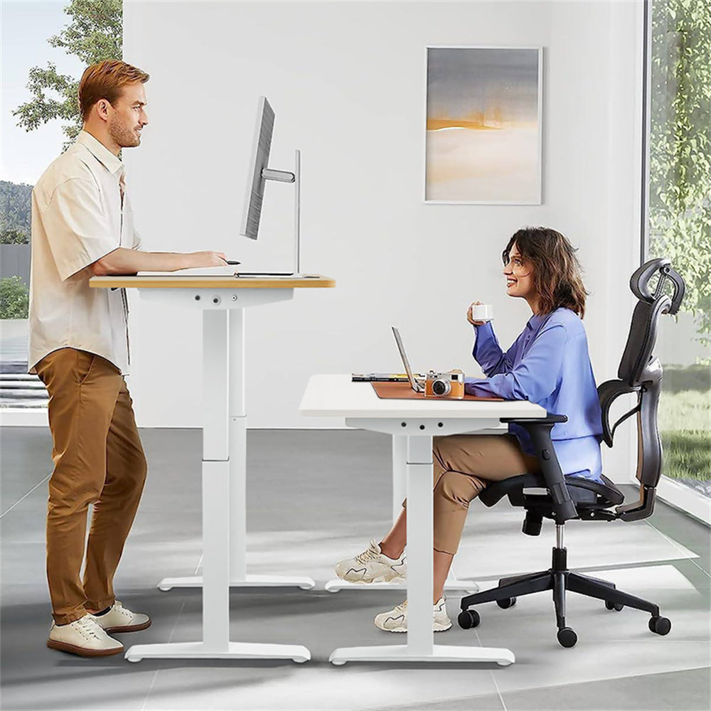 Electric Lifting Table Height Adjustable Desk Standing Sit Stand Desk Computer Desk For Home Office 1