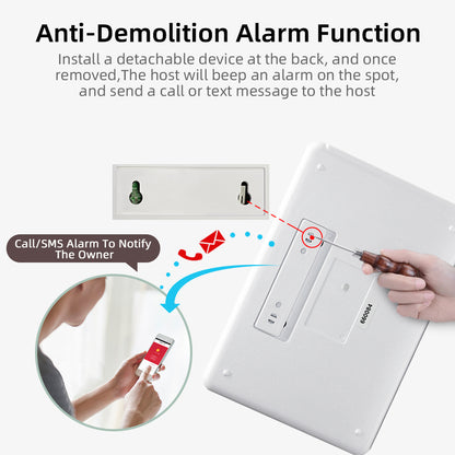 WIFI GSM Home Security System Screen With RFID Card  PIR Motion 3