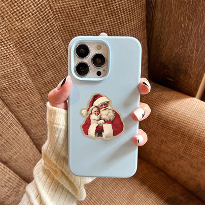 Creative Retro Christmas Stickers For Laptop Phone Suitcase Wall Kids Toys Scrapbook Decorations 3