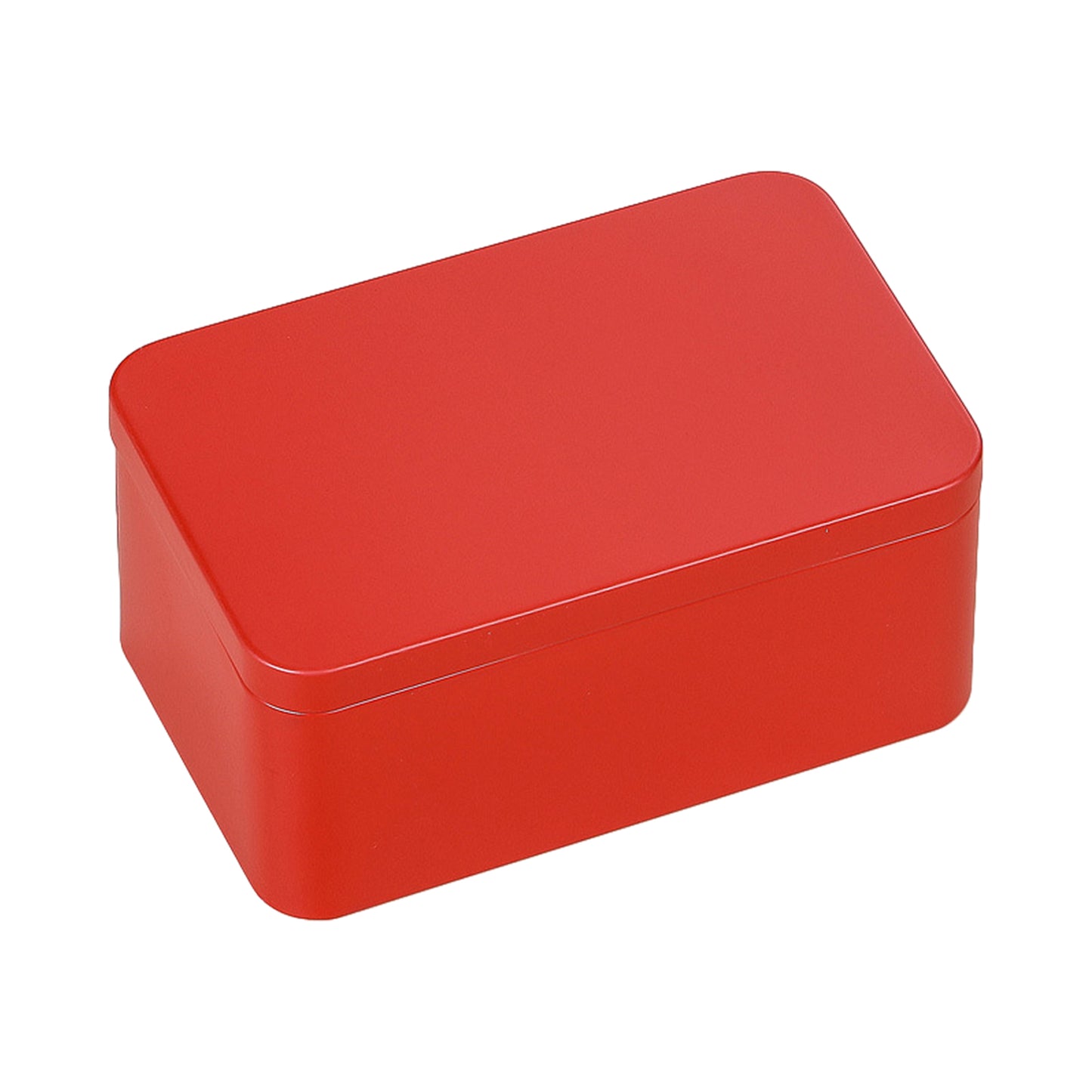 Exquisite And Practical Square Tea Box Easy To Open And Close Metal Tin For Convenient Storage 8