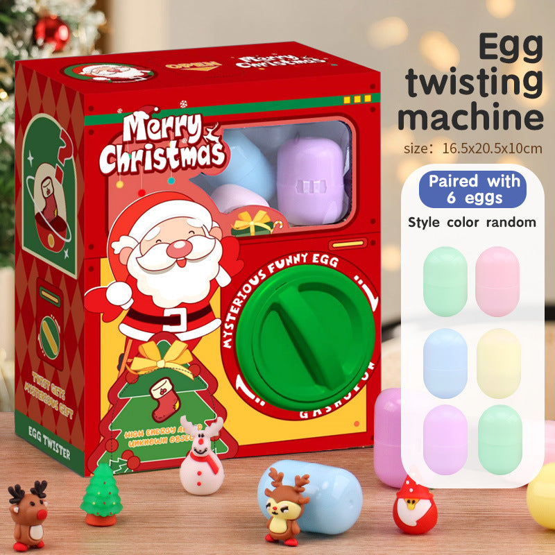 Baby Scratching Machine Blind Box Children's Fun Animal Egg Twister Capsule Toys Christmas Doll Claw Machine for Kids