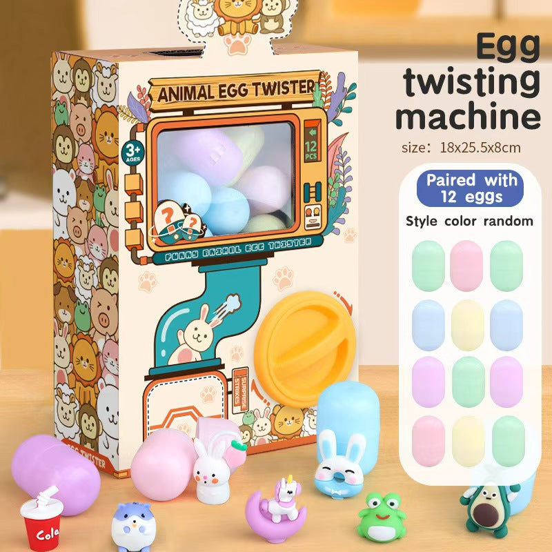 Baby Scratching Machine Blind Box Childrens Fun Animal Egg Twister Capsule Toys Christmas Doll Claw 9