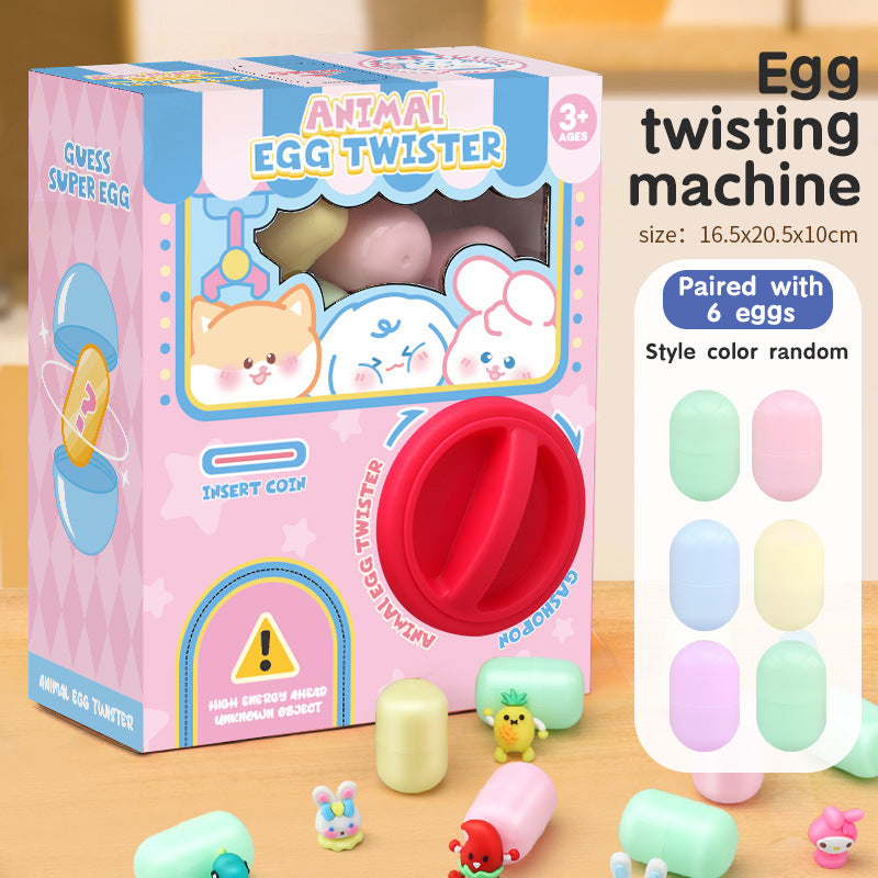 Baby Scratching Machine Blind Box Childrens Fun Animal Egg Twister Capsule Toys Christmas Doll Claw 5