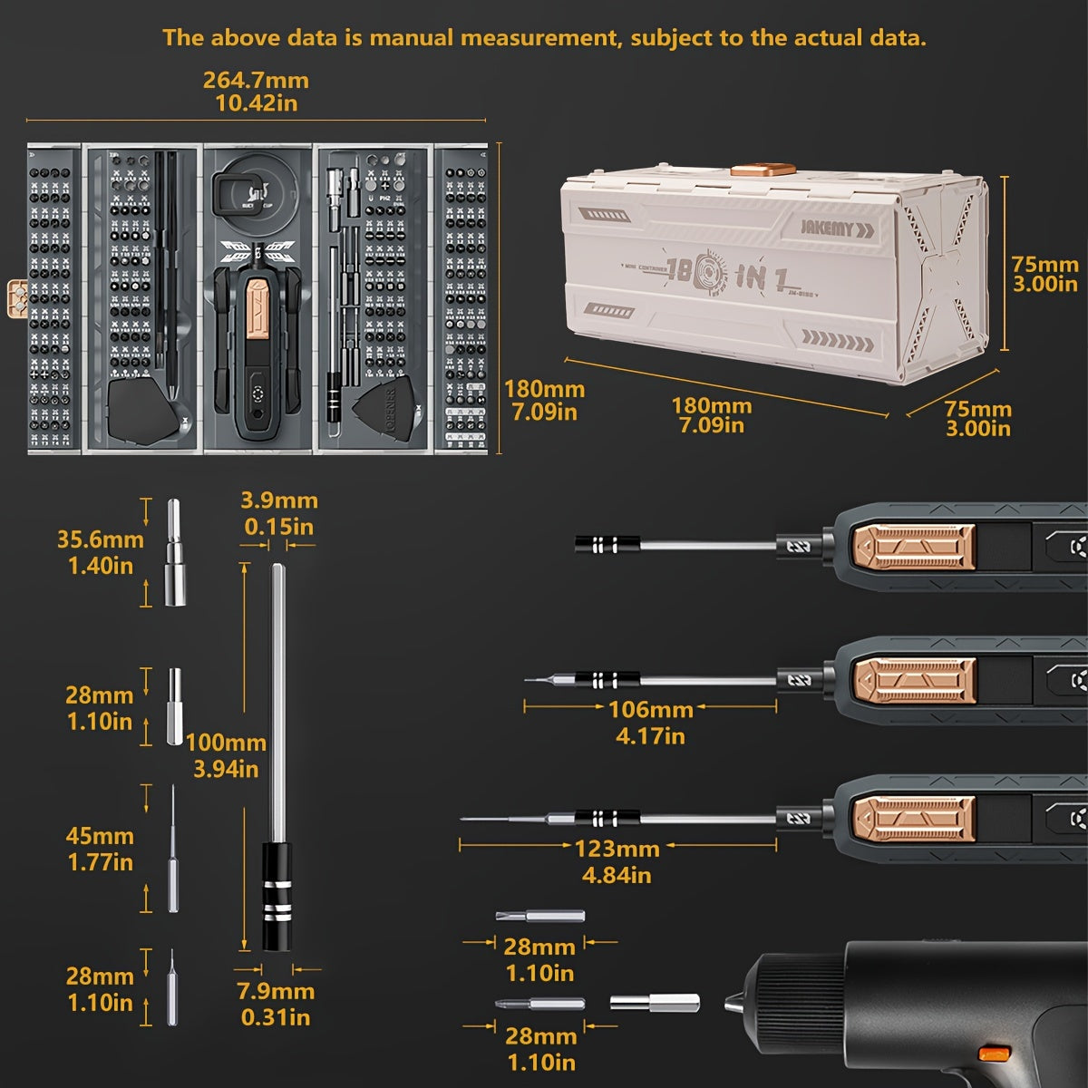 Magnetic Phillips Bits Precision Multifunctional Screwdriver Set Mobile Repair Tool For IPhone PC G 3