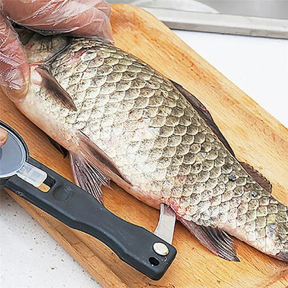 AllinOne Fish  Kitchen Prep Tool  Premium Fish Scale Remover And Vegetable Peeler Set 3